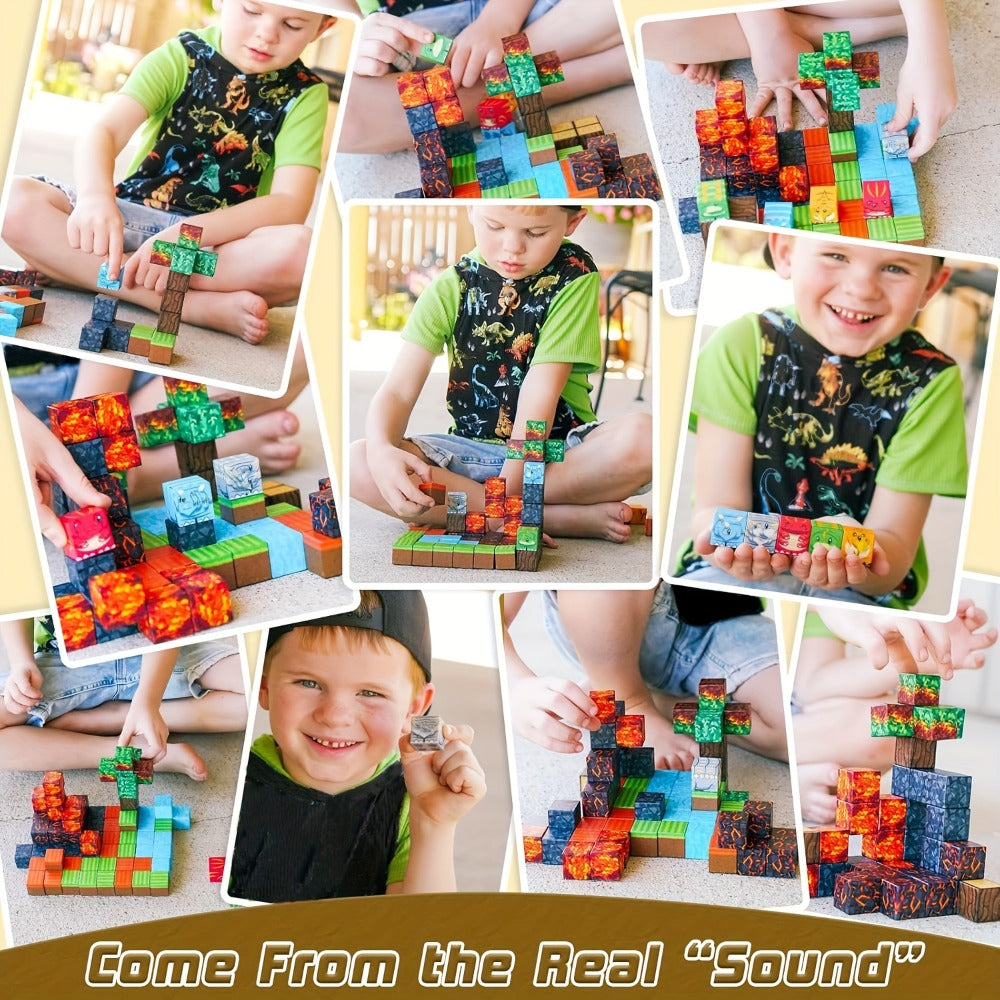 Magnetic Tiles 100pcs STEM Building Blocks Set for Kids, Educational Magnetic Construction Toys for Boys Girls Ages 3+ — imag
