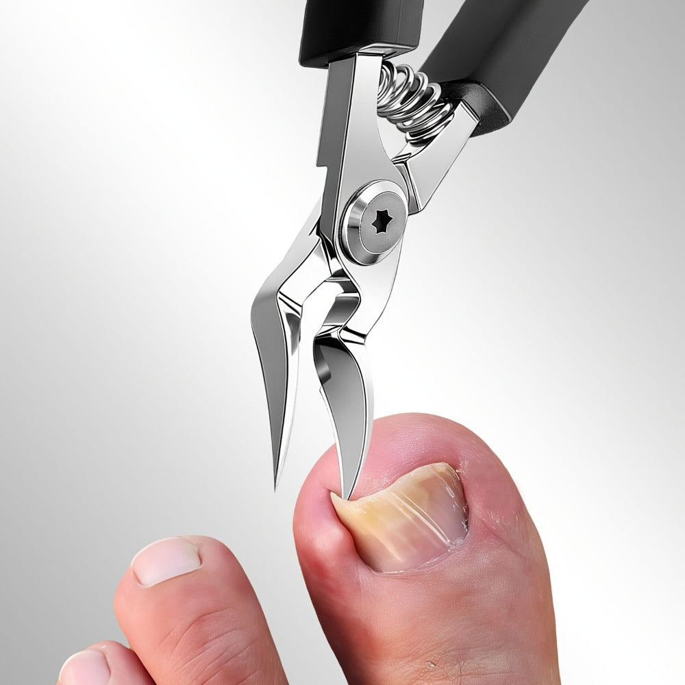 Seven-Piece Toenail Clipper Kit with Angled Nippers, Curved Blade Tool, Nail File and Lifter — image 8