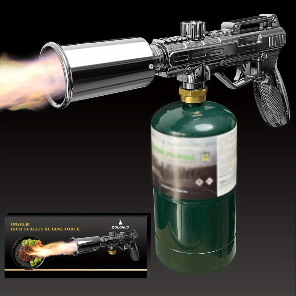 Blow Torch 700, 000 BTU Propane Kitchen Cooking Torch with Safety Lock, Culinary Food Torch for Steak — image 7