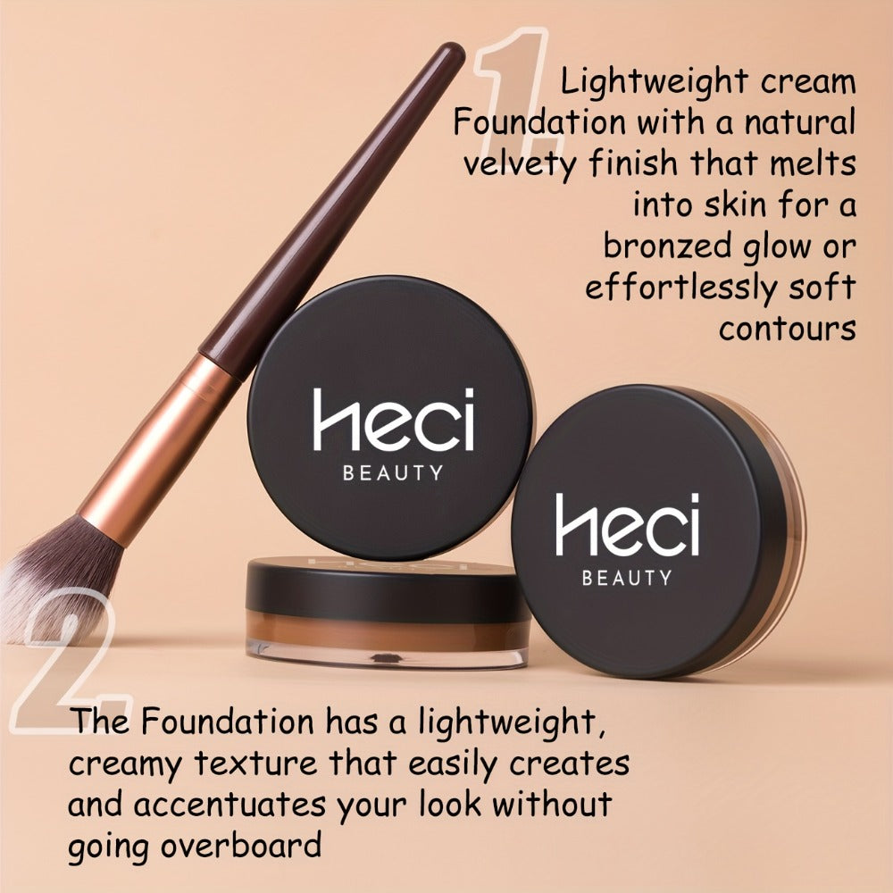 Velvet-Look Cream Foundation in 0.7 oz Round Jar with Six Shade Options from Light to Deep — image 26