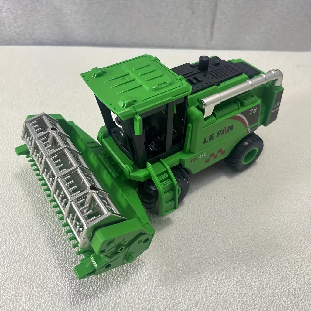 Wheat Harvester Toy Car Inertia Friction Powered Agricultural Vehicle Simulation Model for Kids Boys Girls Ages 3+ — image 1