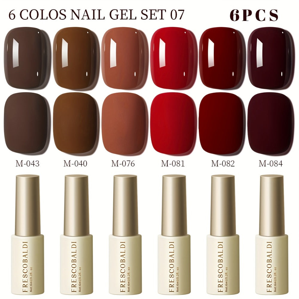 Gel Nail Polish Set with IRISGOBLADI Label, 6 Solid Colors per Set and 8 Retained Palettes — image 9