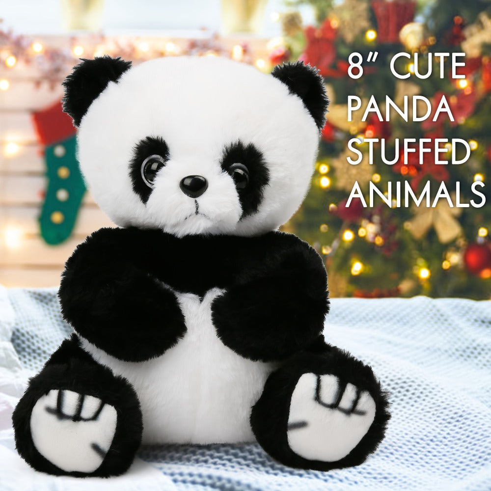 Light Up Panda Stuffed Animal Plush Toy 8 & 12 Inch with LED Glow, Cute Panda Bear Hugging Toy — image 5