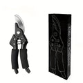 Titanium Pruning Shears 8.5 Inch T13 – Ultra-Sharp Bypass Garden Scissors, Ergonomic Black & Orange Handle — image 1