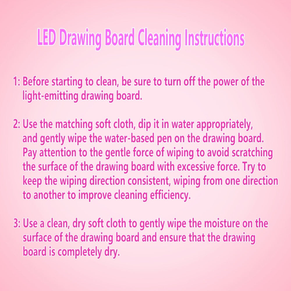 LED Light Up Drawing Board for Kids, 9 Double-Sided Tracing Cards 6 Markers Glow Doodle Travel Art Toy for Girls Boys Ages 3-