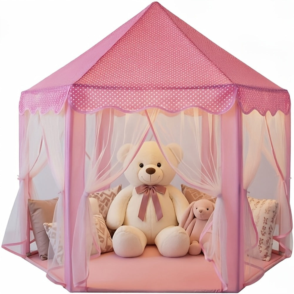 Princess Castle Play Tent for Girls Kids Indoor Outdoor Playhouse Large Toy with the Listed Color, Size or Set Options for Ev