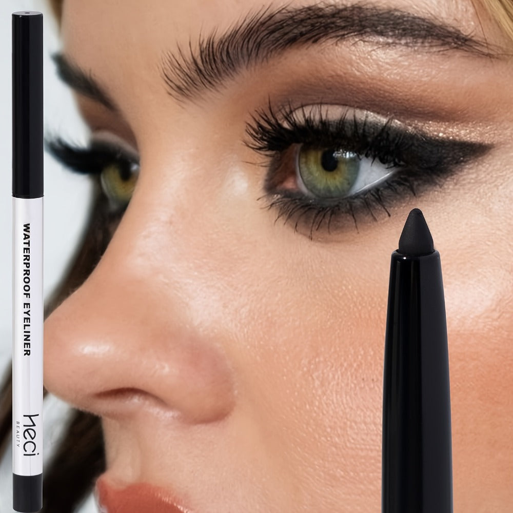 Quick-Dry Brown & Black Gel Eyeliner Pencil 3 Pack Waterproof Smudge-Proof, for Makeup, Travel and Everyday Vanity Use — imag