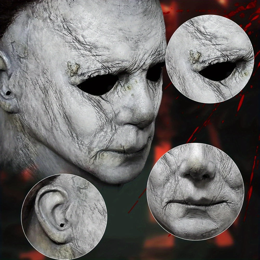 Scary Halloween Mask for Adults, Original Realistic Horror Full Face Mask for Cosplay, Prom, Haunted House & Halloween Party 