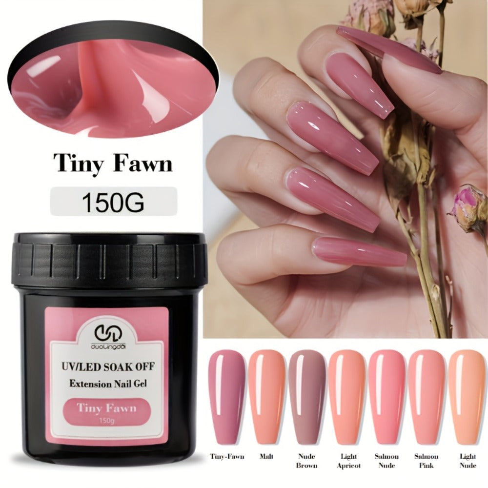 Builder Gel for Nail Extensions 150g Apex Strengthening Kit 13 Shades Clear White Pink Nude Milky Jelly Salmon UV LED Cure Pr