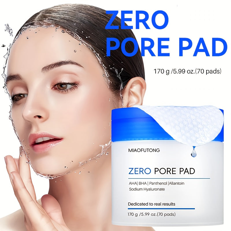 Exfoliating Face Cleansing Pads Pore Minimizing Blackhead Whitehead Remover Deep Cleansing for Bath Time, Home Spa and Person
