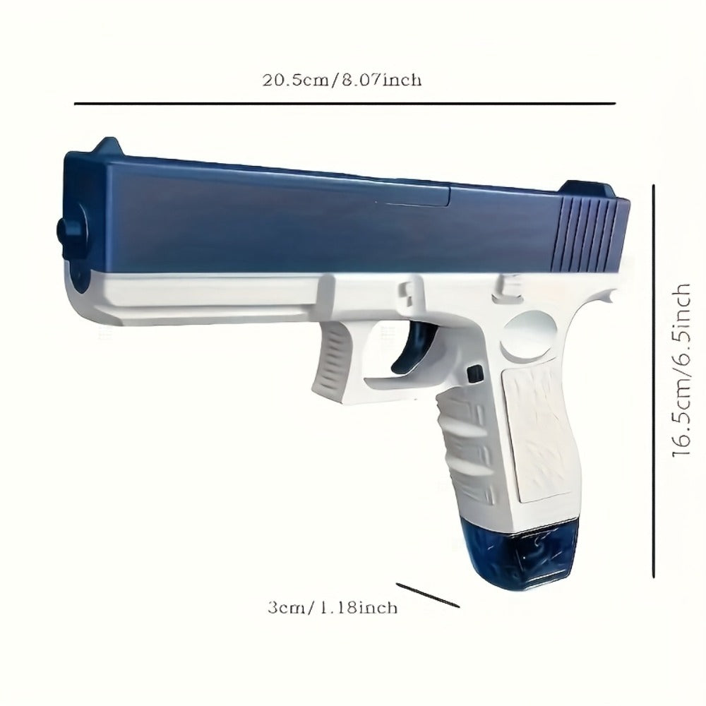 Rechargeable Dual-Magazine Electric Water Blaster with Two Swappable Tanks and Pink Finish — image 2