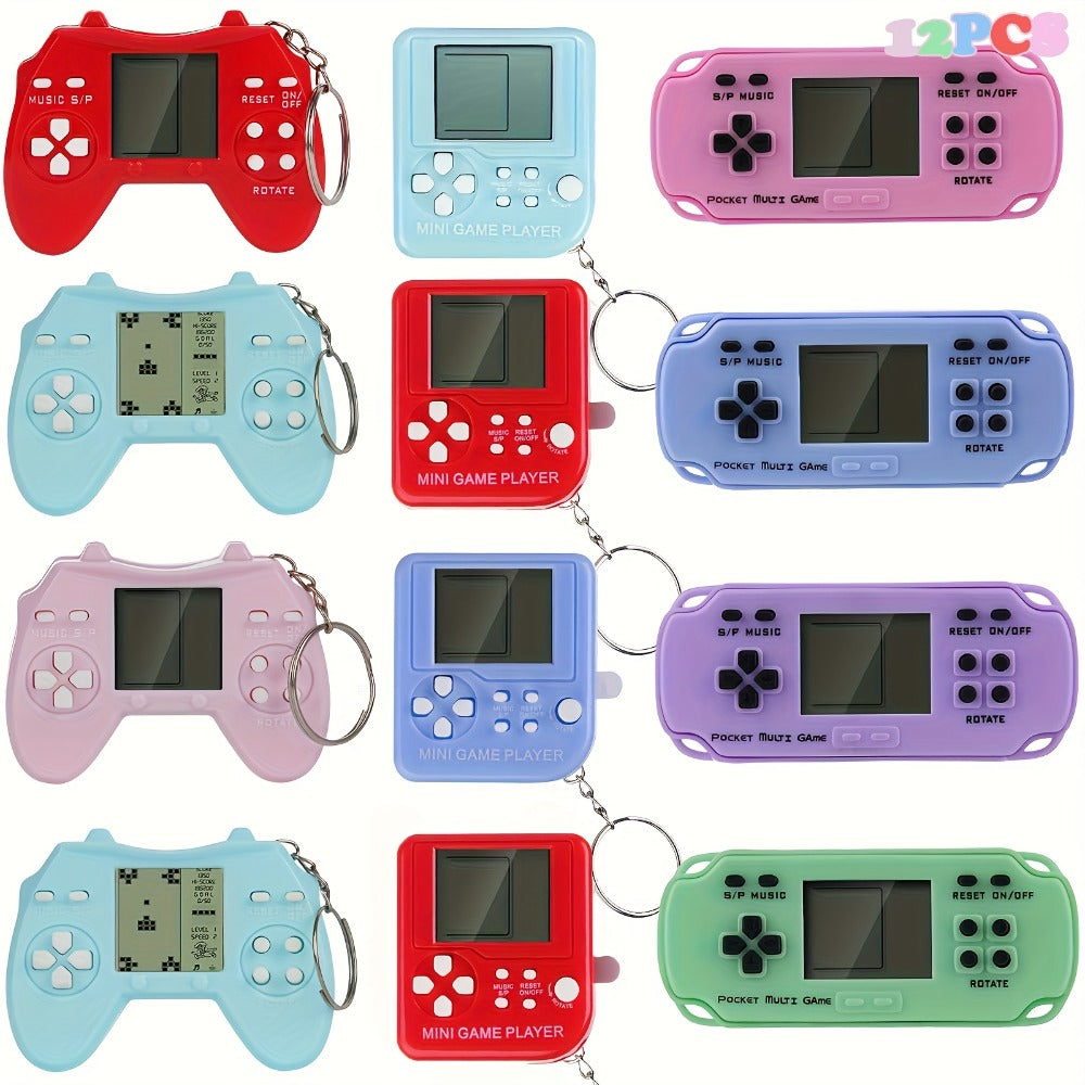 Party Favors Multicolor Gaming-Controller Keychains in 6- or 12-Piece Packs with Fidget Format — image 4