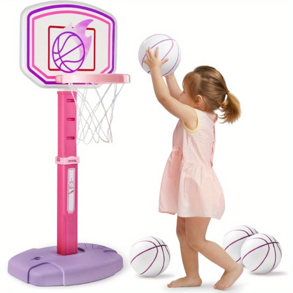 Toddler Basketball Hoop Adjustable Height 2.5-3.5ft Kids Basketball Goal with the Listed Color, Size or Set Options for Every