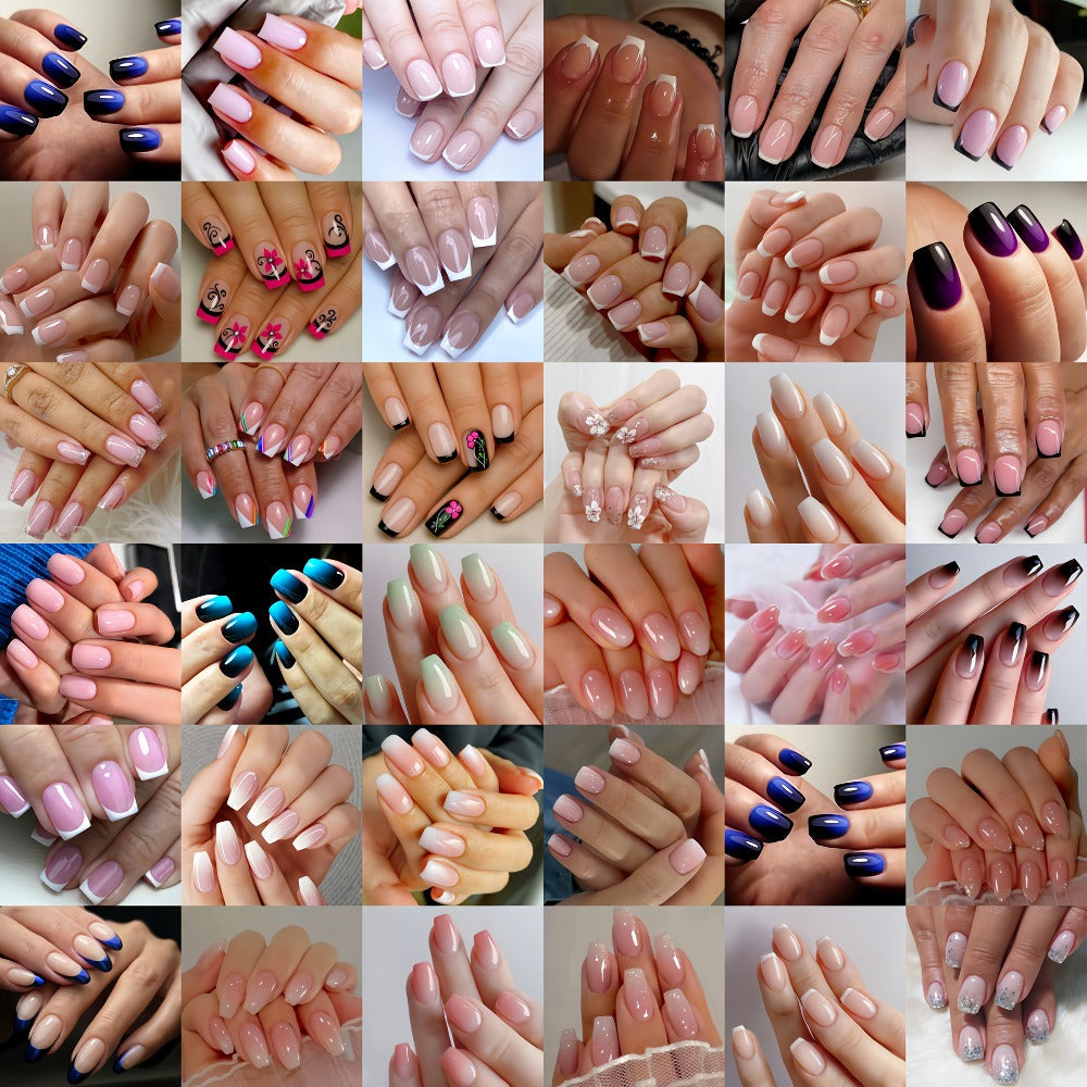 Press On Nails 375-Piece Kit with 360 Assorted Nails, Bracelet and 14-Piece Nail Art Tool Set — image 9