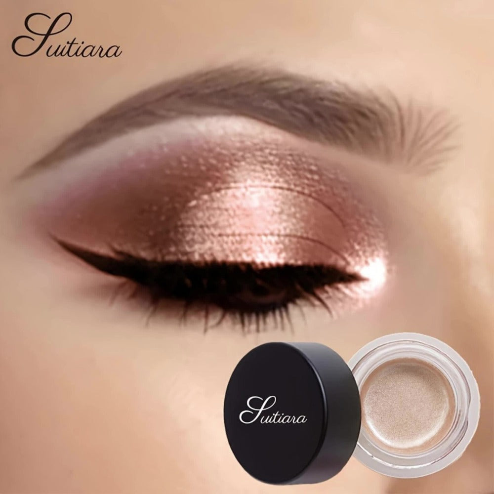 Jelly Gel Eyeshadow 2 Pack Sunset Copper Shimmer High Gloss Metallic Finish Fade Resistant, for Makeup, Travel and Everyday V