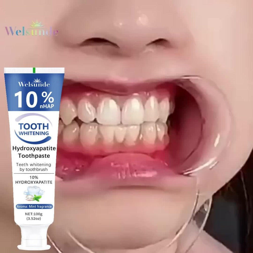 Two-Pack 100g Mint Toothpaste Tubes with 10% Hydroxyapatite Highlighted on the Package Labels — image 11