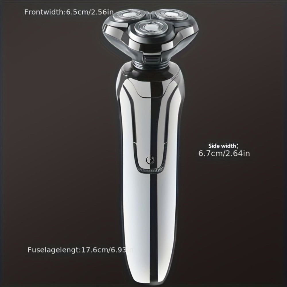 Electric Shaver 4D Floating Triple-Blade Razor with Wet/Dry Waterproof Use, LED Display and Type-C Charging — image 6
