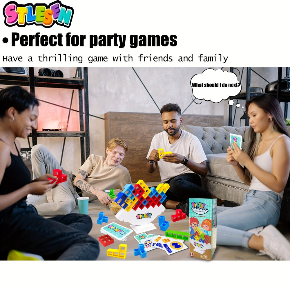 Balancing Stacking Blocks Game Set with the Listed Color, Size or Set Options for Everyday Use — image 6