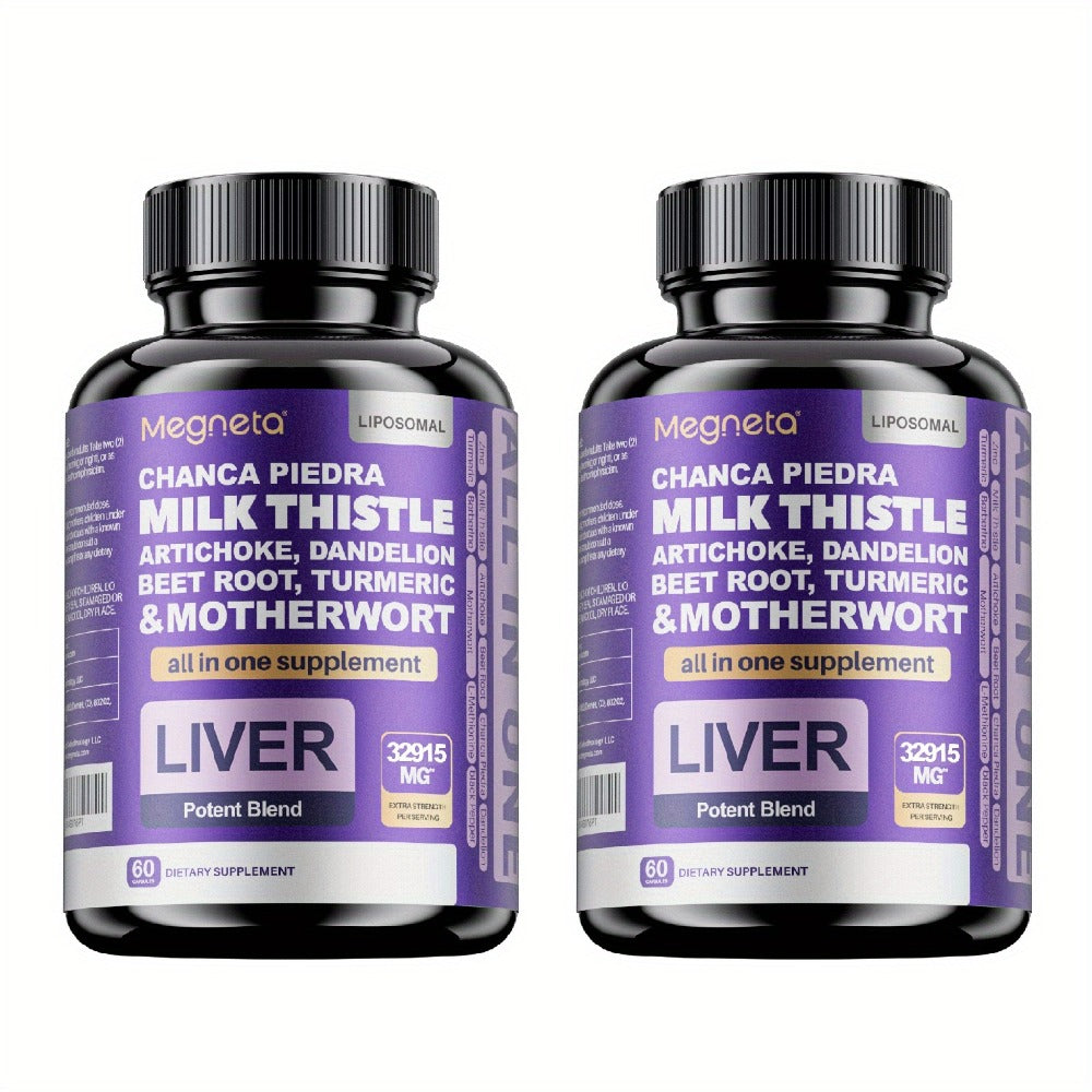 Dietary Supplement Milk Thistle, Turmeric and Dandelion Root Capsules, labeled 24, 000mg Blend — image 5