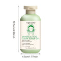 Mandelic Acid Facial Exfoliating Gel in a 200ml Green Pump Bottle for Face and Body Rinse-Off Use — image 10