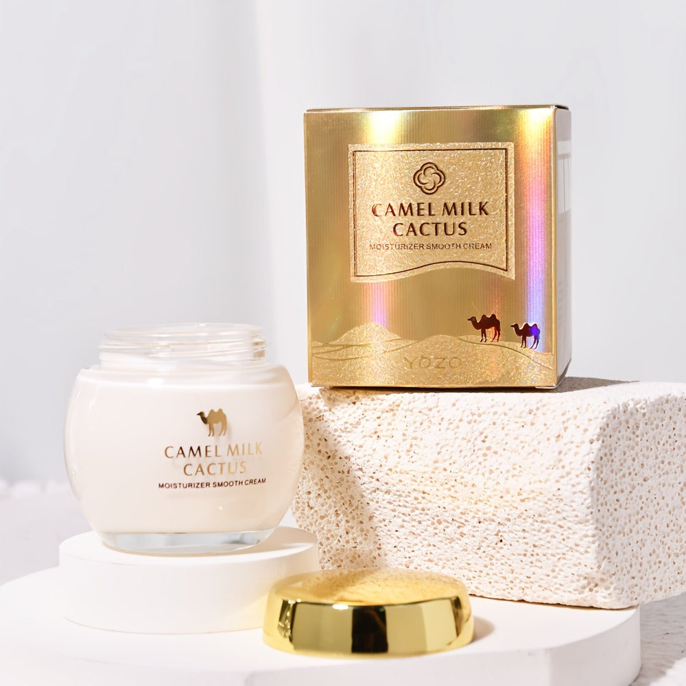 Retinol Night Cream with Niacinamide, Vitamin E & Camel Milk – Anti-Aging Firming & Brightening Overnight Face Cream, Reduces
