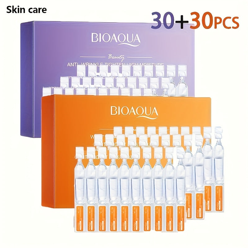 Face Serum BIOAQUA AM and PM Essence Set with 30 Vitamin C and 30 Retinol Single-Use Portions — image 8