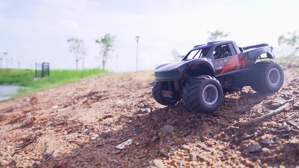 RC Monster Truck or Pickup 1:16 Scale in Five Body and Color Styles with 4WD Layout and Two Rechargeable Batteries — image 35