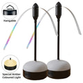 Desktop Reflective-Blade Fan Pest Control Device with Amber Light, Flexible Neck and USB Power for Tabletop Use — image 1