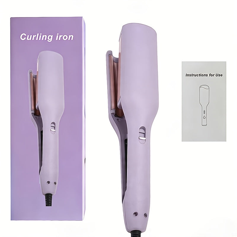 32mm Professional Curling Iron for Waves & Deep Curls with Anti-Scald Safe Temp Control, Salon Curl Iron for Women — image 1