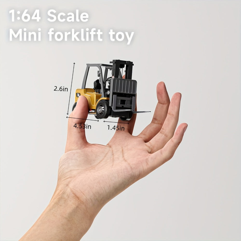 RC Forklift Toy 1/64 Scale Alloy Die Cast Remote Control Forklift Truck with the Listed Color, Size or Set Options for Everyd