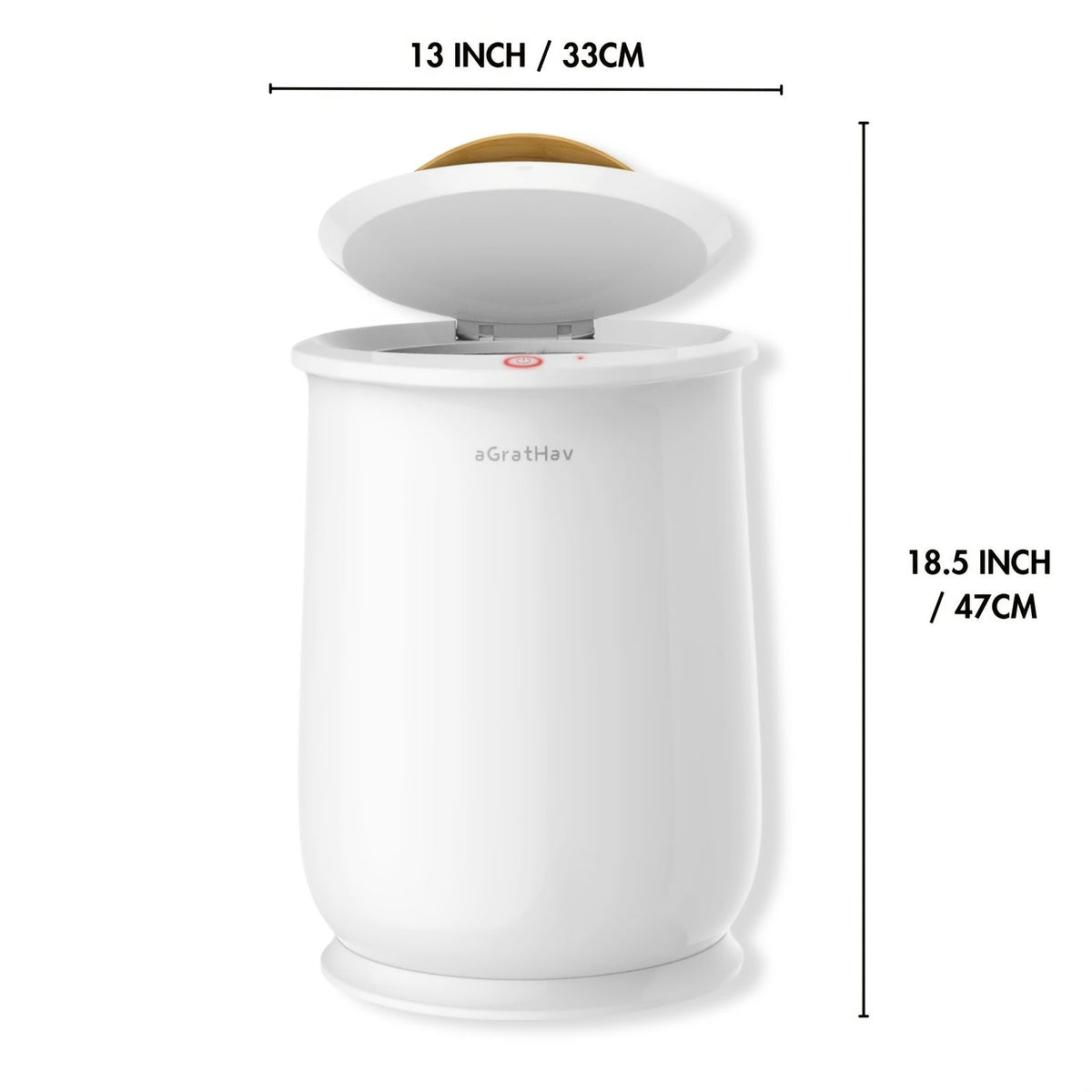 25L Electric Towel Warmer Bucket for Towels and Robes with Single-Button Control, White or Gray Finish — image 21