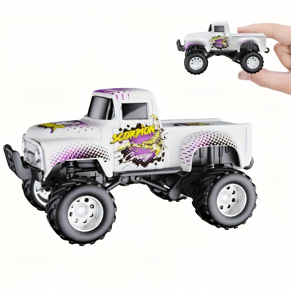 Remote Control Car, 1:64 Die-Cast Monster Truck with 2.4GHz Control, LED Headlights and Five Color Options — image 10