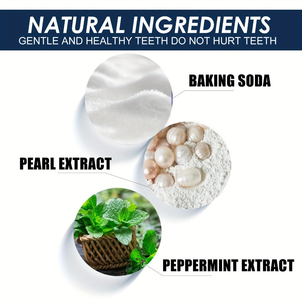 Baking Soda Tooth Powder with Honeysuckle & Mint Extract, Natural Teeth Whitening, Stain Removal & Fresh — image 10