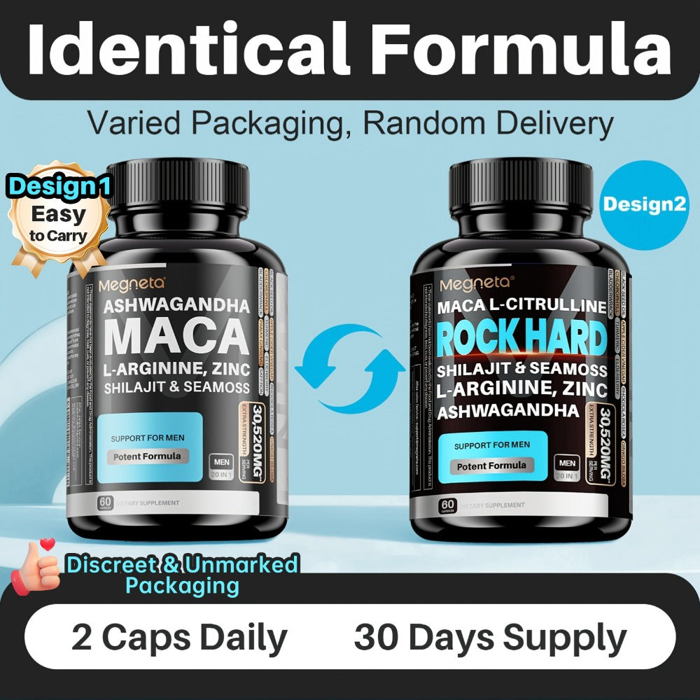 Maca Root & L-Arginine Men's Performance Supplement with Shilajit - Double-Acting Formula for Stamina — image 3
