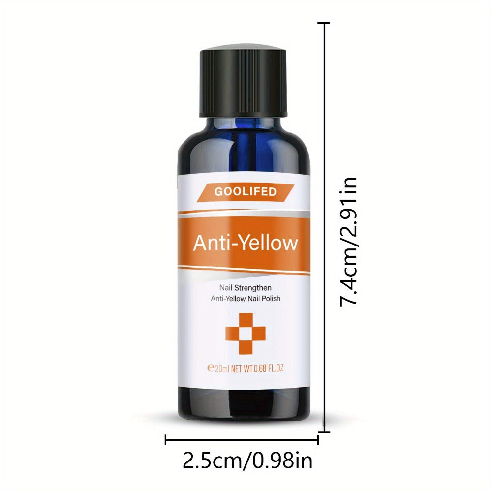Nail Strengthener Liquid, Anti-Yellowing Formula, Softens & Moisturizes Nails & Cuticles, Restores Smooth — image 5