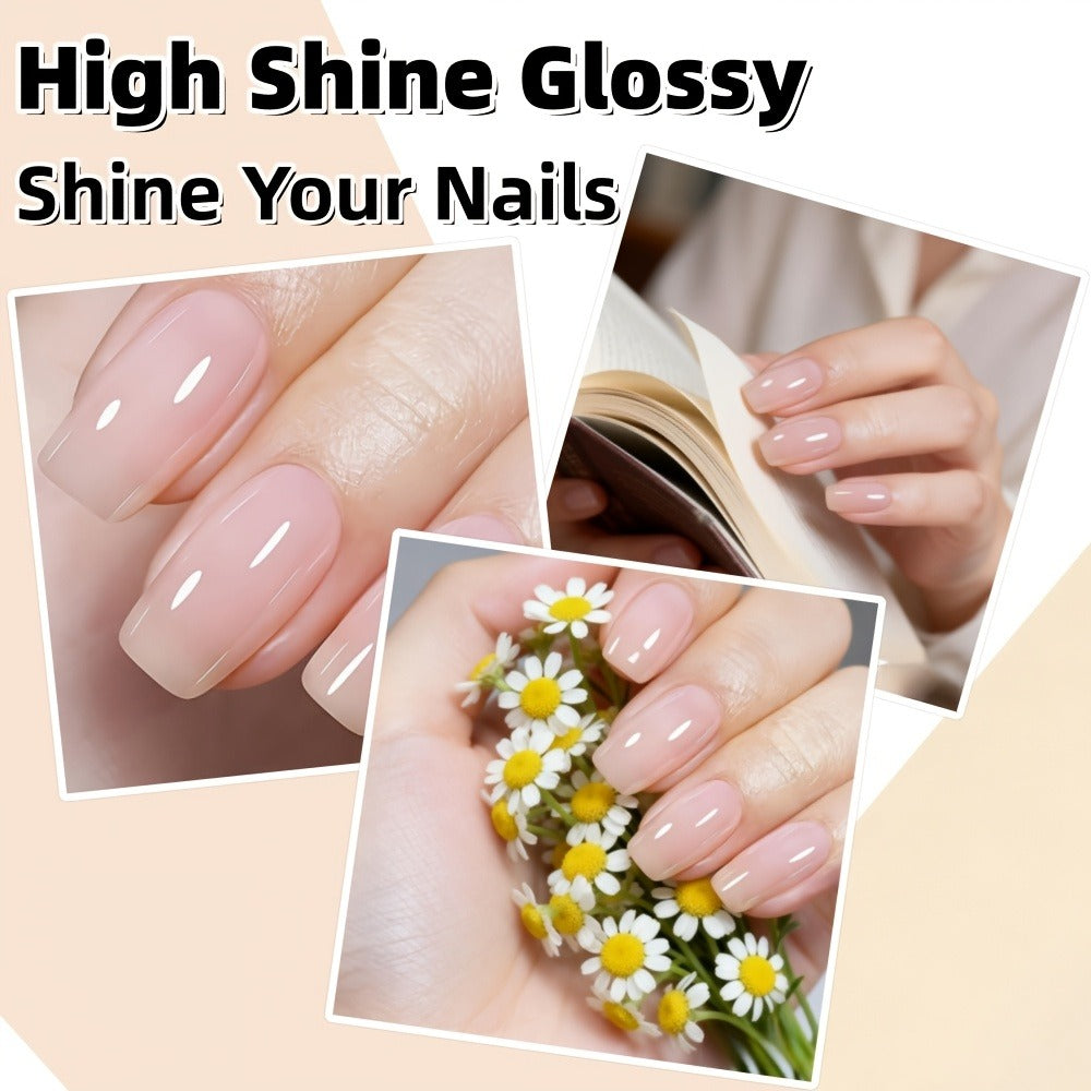 Gold-Cap Nail Care Coating in 16 ml Bottles with Two- or Four-Piece Quantity Options and Beige Labels — image 7