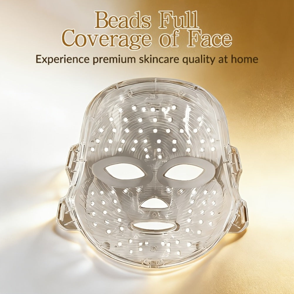 LED Facial Beauty Device 7-Color Light Therapy Portable At-Home Skincare Tool for Bath Time, Home Spa and Personal Care — ima