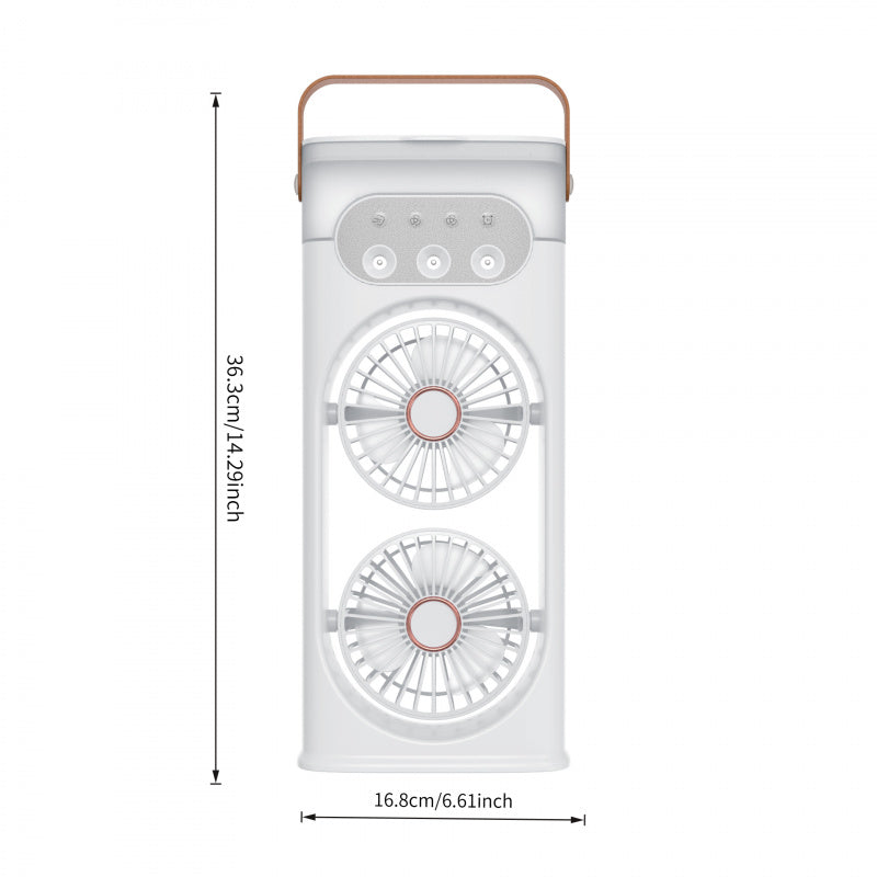 Portable Neck Fan, Bladeless Wearable Personal Fan USB Rechargeable Hands-Free Cooling Air Conditioner — image 6