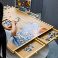 Puzzle Board with 35.3 x 26.7-Inch Surface and 1500-Piece Label — image 1