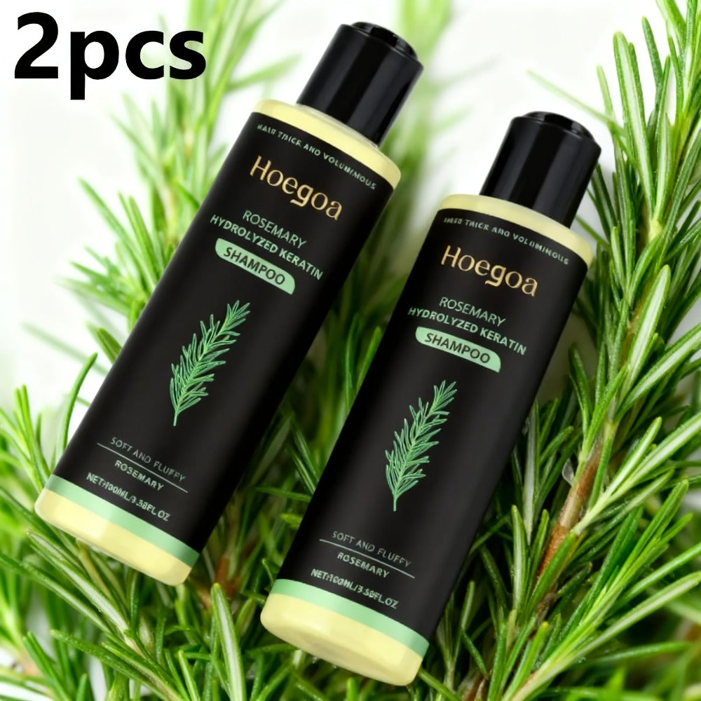 Rosemary Shampoo 2 Pack for Women & Men, Deep Cleansing Strengthening Hair Care with Rosemary Extract — image 1