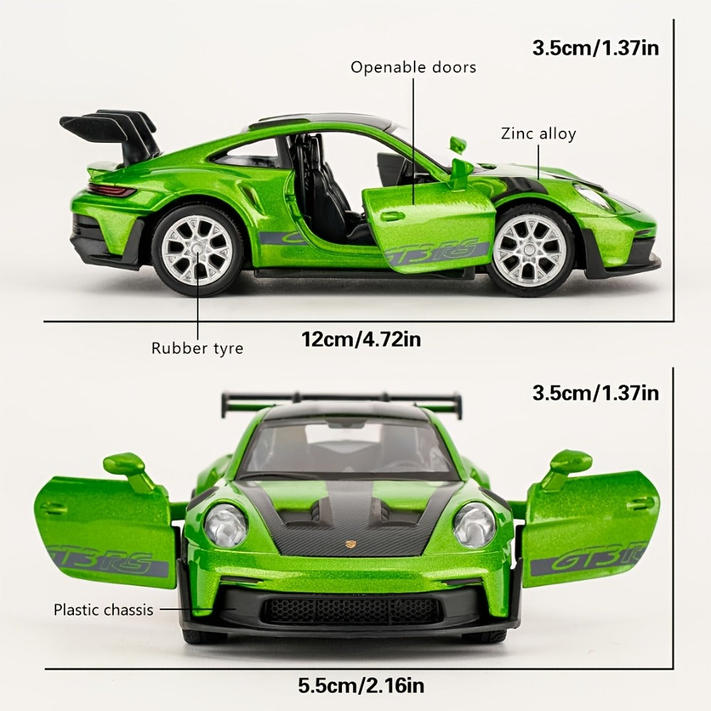 Porsche 911 Die-Cast Collectible Model for Adults, High-Detail Zinc Alloy Display Car for Home Decor Exhibitions — image 10