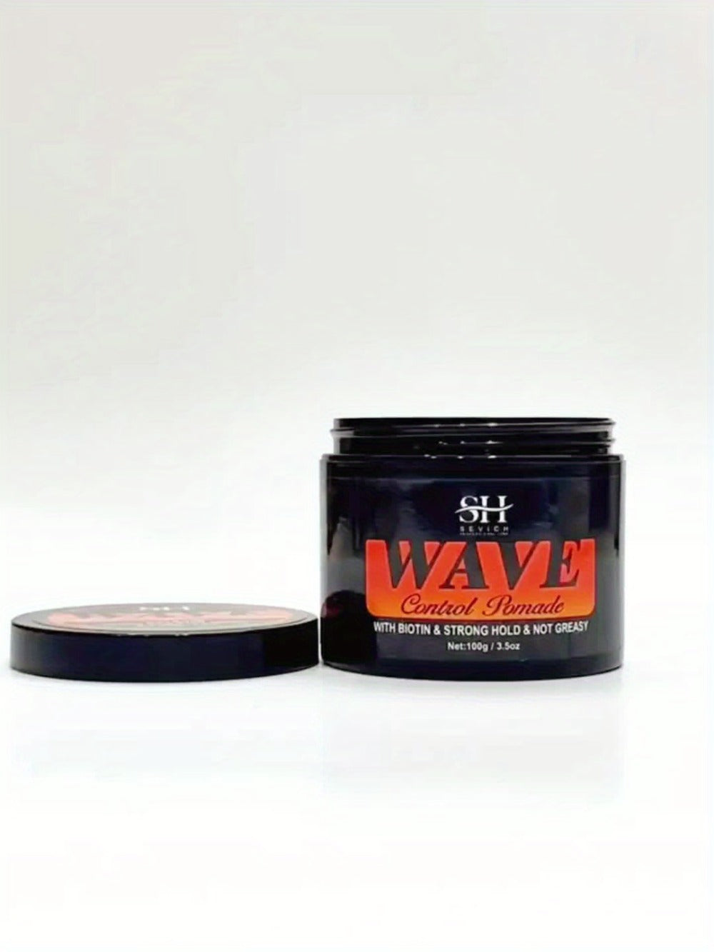360 Wave Pomade Strong Hold Hair Styling with Jojoba Oil – Frizz Control Moisturizing Formula for Dreads Locks Twists Coily C