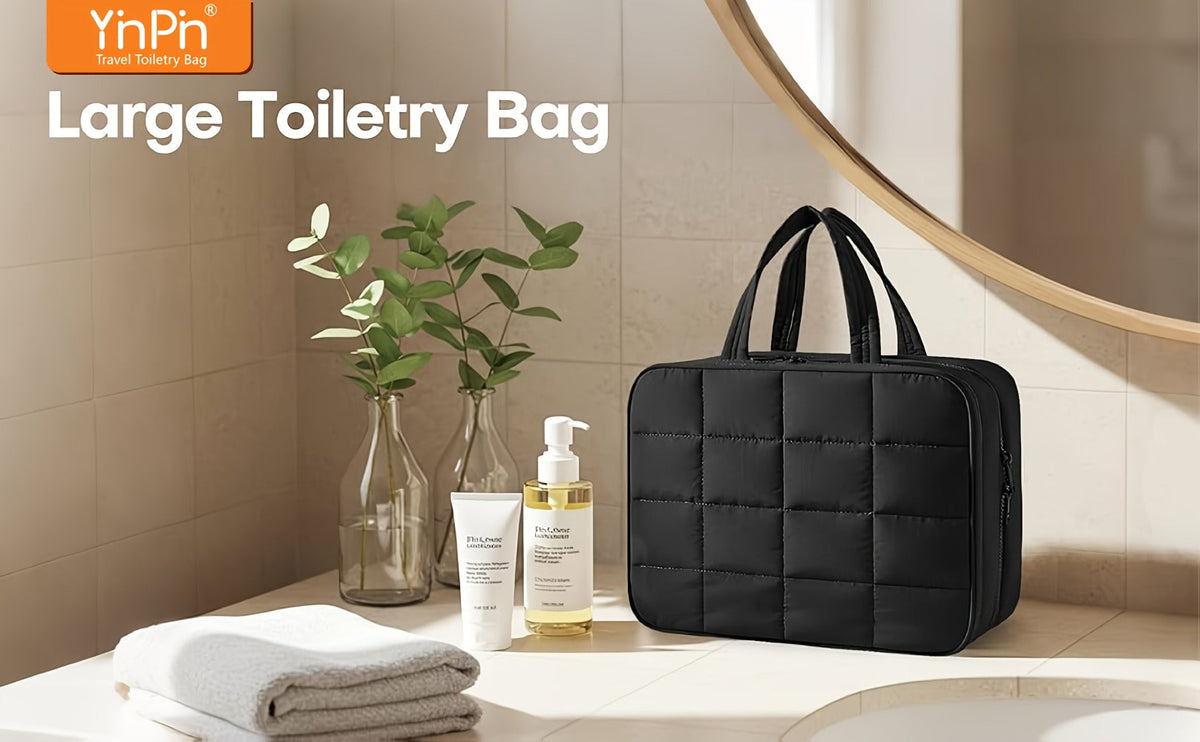 Hanging Travel Toiletry Bag Large Capacity for Full-Size Products Waterproof Cosmetic Organizer with Hook — image 12
