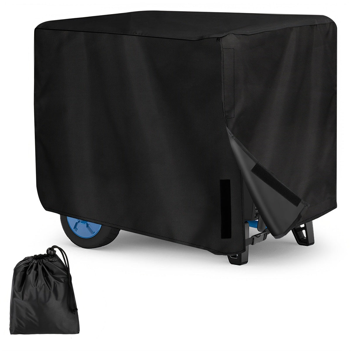 Generator Cover, Oxford Cloth Portable Generator Protector with Elastic Drawstring, UV & Rain Protection — image 1