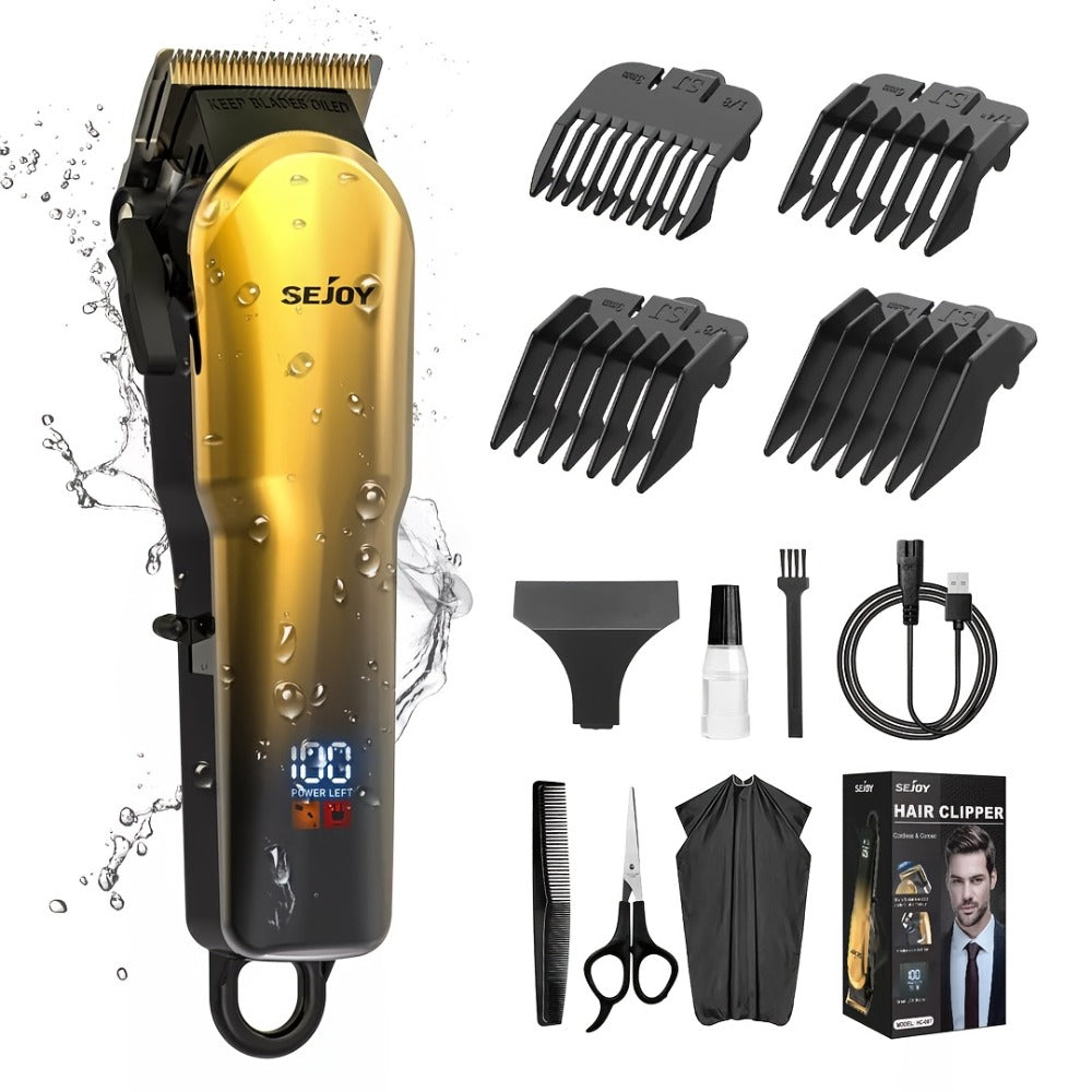 Hair Clipper Seacol Cordless Clipper Configurations with LED Displays, USB Charging and Guide Comb Accessories — image 6