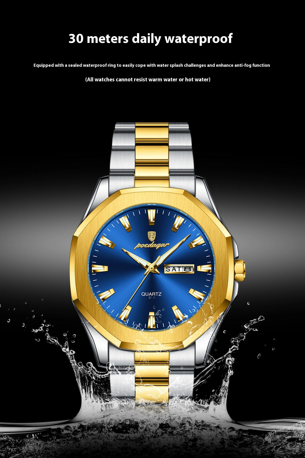 Men's Steel Strap Quartz Watch