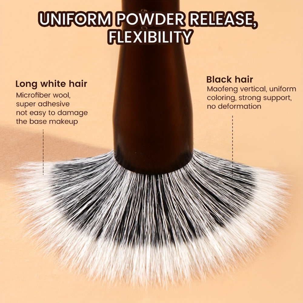 Makeup Brush Set, 8-Piece Double-Ended Collection with 16 Brush Heads, Aluminum Alloy Handles and Storage Box — image 11
