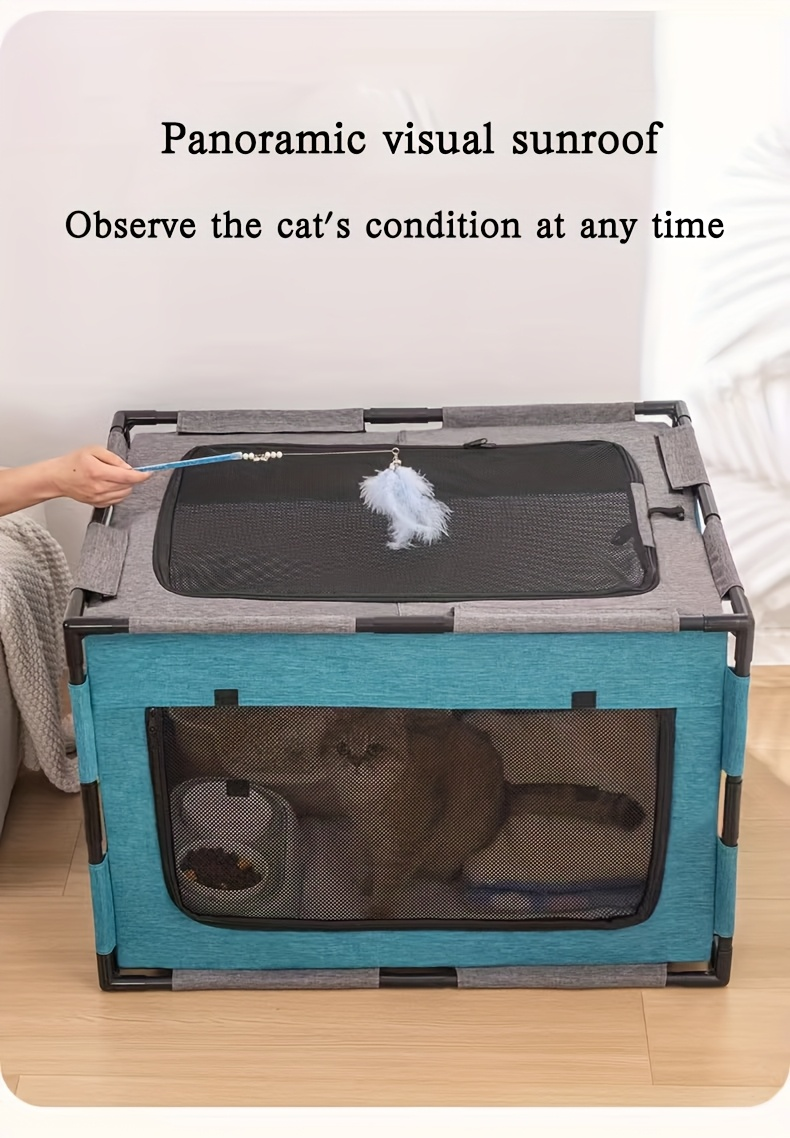 Plastic Pet Whelping Box & Indoor Playpen for Cats, Dogs, Kittens & Puppies, Assembleable, Ventilated — image 13