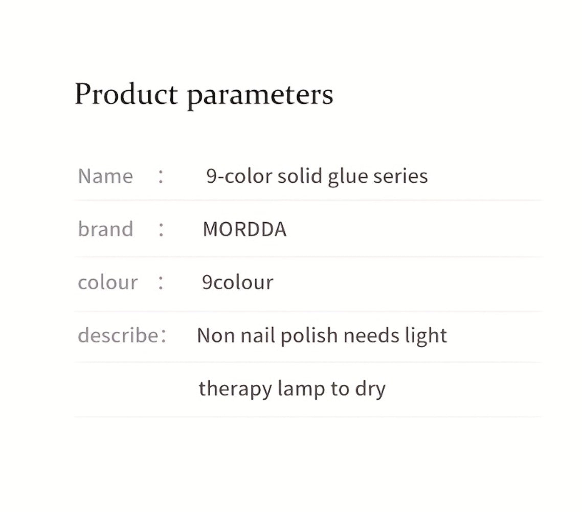 Gel Nail Polish Nine-Piece Ancola Red Solid Gel Set for Gradient and Ombre Nail Art in One Grid Case — image 23