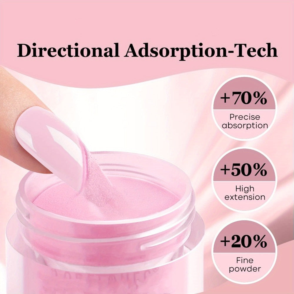 Dip Powder Nail Kit with NOCIS Label, Four Nude Gray Pink Powders, Three 10ml Liquids and Four Tools — image 17